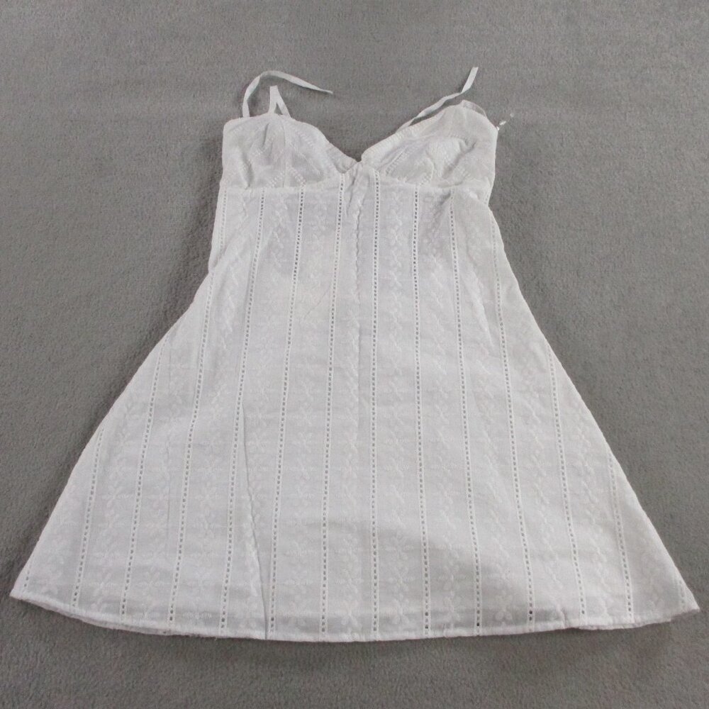Peppermayo Inara Mini Dress Womens 4 Ivory White Strappy Exclusive NEW - Picture 2 of 8